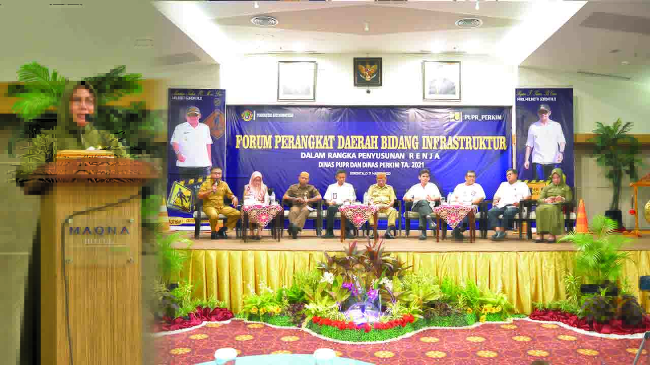 Target Rencana Strategis Dinas PUPR dan Dinas Perkim Kota Gorontalo
